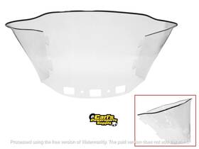 0006058-s Aftermarket Windshield For Various Ski Doo Snowmobiles From 1999 To 2005