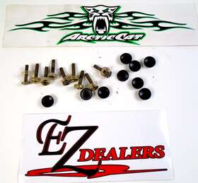 0124-054 Arctic Cat Kitty Snowmobile Hood Windshield Headlight Bolts And Hardware