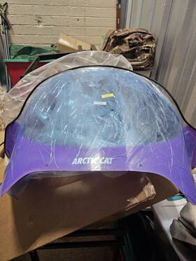 Arctic Cat 0638-590 1997 Zr Z440 Windshield Purple Nos