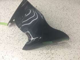 1606-996 Arctic Cat Windshield Wind Deflector Black 2000-2001 Z Zr 440 Sno Pro
