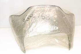 1639-758 Arctic Cat Nos Oem Vintage Windshield Clear/ Black/ White