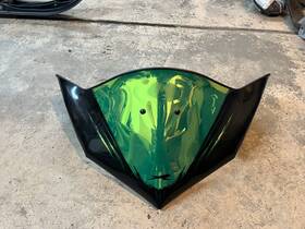 5639-465 Arctic Cat Green Chrome Mid Windshield 2009-2013 Z1 And Tz1 Turbo Sno Pro