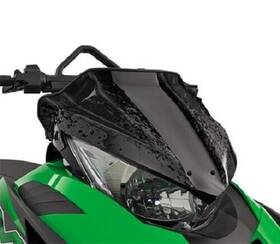 5639-797 Arctic Cat Snowmobile 2012-2017 F M Xf Zr Black Low Windshield -