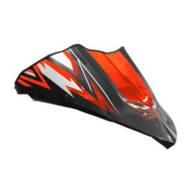 6639-328 Arctic Cat New Oem Low Pride Flyscreen Orange Chrome Zr/f/xf/m/7000