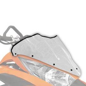 6639-332 Arctic Cat New Oem Flyscreen Windshield White Windscreen Team Zr 7000 Xf