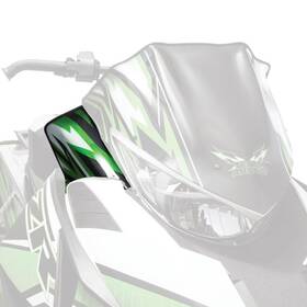Arctic Cat 6639-348-s01 Windshield Side Deflectors Pride Green 6639-348 12-18 Zr F Xf M