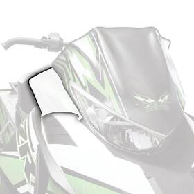 Arctic Cat 6639-518-s01 Windshield Side Deflectors White 6639-518 12-18 Zr F Xf M