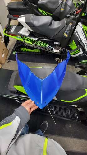 7606-998 Arctic Cat Windshield Riot 6000 8000 Zr M Blue 12 To 23 Procross