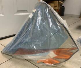 Arctic Cat 7639-370 Clear Tinted Mid Windshield With Orange