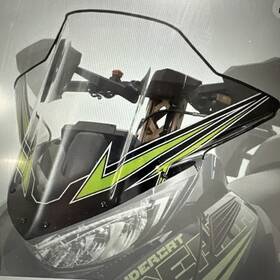 8639-135 Arctic Cat - Mid Lxr Windshield Medium Green Zr Riot Xf M Bc Pta