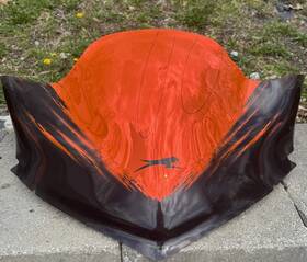 Artic Cat 5739-129 New Arctic Snowmobile Windshield - Orange And Black 2007-2015 Lynx Jaguar