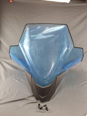 Brp 517305335 Ski-doo High Windshield Summit Renegade Mxz 2014-15 Clear Poly With Support