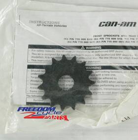 715000518 Can-am Nos 15t Heavy Duty Front Drive Sprocket 15 Tooth