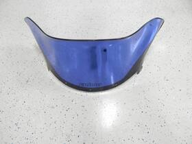 10152021 Cobra Polaris Snowmobile Edge Chassis 12 Inch Low Blue Chrome Windshield -