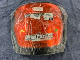 10302018 Cobra 10307010 Chrome Orange Windshield For Ski-doo Rev Free Shipping New