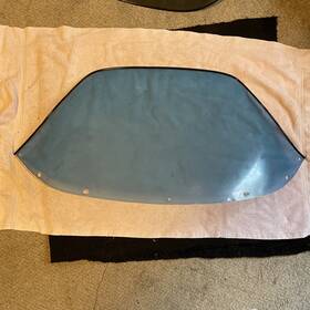 274740 Kimpex 37 Inch Clear Snowmobile Windshield New Ski Doo. Tag 214