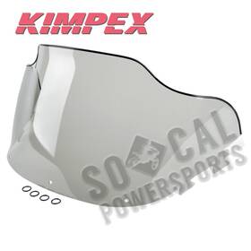 Winsdhield-med-15 Kimpex 4401-k426643-81 Polycarbonate Inch -smoke For 1999-2001 Polaris 600 Rmk