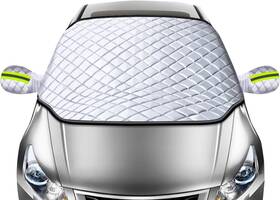 Zyz-0012 Myetasser Windshield Cover For Winter Ice/snow/frost Heavy Duty Ultra 61 X 49 Silver