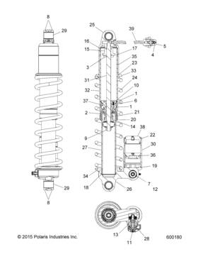 1501130 Polaris Samurai Wiper Genuine Oem Part Qty 1