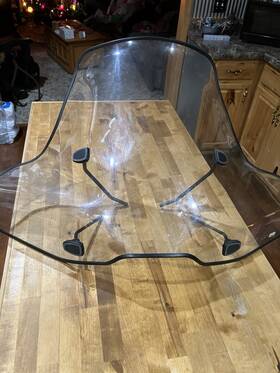 2870864 Polaris Vintage Snowmobile Windshield A86 M4 Polycarbonate
