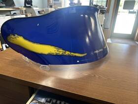 Polaris 2873814 Snowmobile Edge Chassis 12 Inch Blue Windshield
