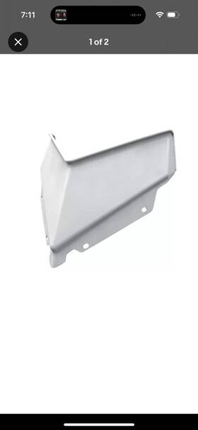 2882062 Polaris 7 Inch White Low Windshield Axys Rush Switchback Titan Rmk Sks