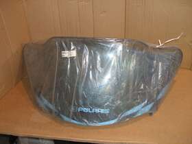 2873266 Polaris/powermadd Edge Windshield 15 Inch Tall Tinted With Blk-white Checkers P/n
