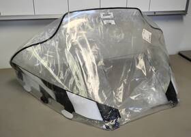 10-1072 Powermadd Nos Cobra Windshield Polaris Wedge Chassis Checker 14 Inch Mid