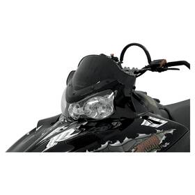 Powermadd 10192012 Cobra Windshield - 11.5 Inch Black