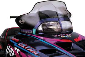 11430 Powermadd Windshield 13.5 Inch Tint/black Accent Graphics