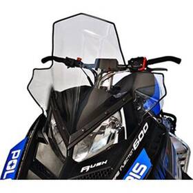 11840 Powermadd Windshield Polaris Tall Clear With Black Fade