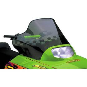 12230 Powermadd Windshield Tint With Black Racing Flag Grapics