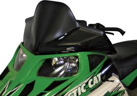 12925 Powermadd Fits Cobra Windshield - 14.75 Inch Black On