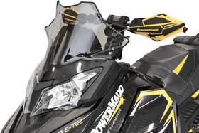 13521 Powermadd Cobra Windshield - 14 Inch Smoke Tinted Size 12 Black