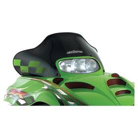 Powermadd 1889-p673619-89 Cobra Windshield-13.75 Inch -black/green Checks For 2000 Arctic Cat Zr