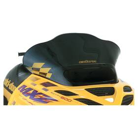 Powermadd 2594-p711029-74 Cobra Windshield-13.25 Inch -black/yellow Checks For 2001-2004 Ski-doo