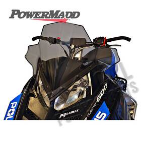 Windshield-low-16.5 Powermadd 2660-p513161-50 Cobra Inch -tint For 2012-2015 Polaris 800 Pro-rmk