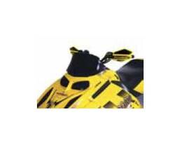 Powermadd 3347-p514535-17 Cobra Windshield-low-9.5 Inch -black For 2005-2008 Ski-doo Gtx 600