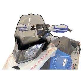 Powermadd 3668-p677177-68 Cobra Windshield-17.5 Inch -clear With Black Fade For 2010-2014 Ski-doo