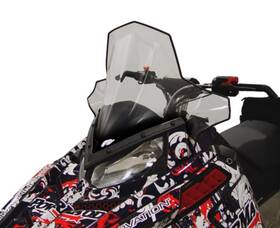 Powermadd 4854-p535549-84 Cobra Windshield-19 Inch -clear With Black Fade For 2018-2022 Polaris