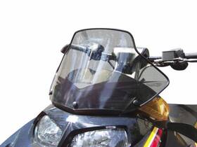 Powermadd 5679-p519199-99 Cobra Windshield-11 Inch -tint With Black Graphics For 2004-2007 Ski-doo
