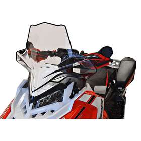 Powermadd 612569116407 Polaris Axys Tall Clear With Black Graphics 20.5