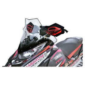 Powermadd 9430-p706701-70 Cobra Windshield-mid-17 Inch -clear With Black Fade For 2017 Yamaha