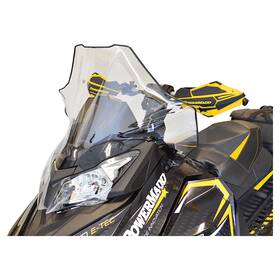 9902-p599645-92 Powermadd Cobra Windshield-mid-17 Inch -tint With Black Fade For 2015-2017 Ski-doo