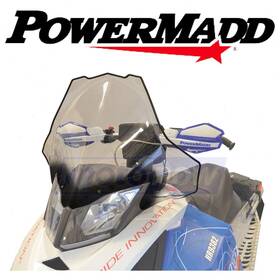 Powermadd Mn/2d82 Cobra Windshield For 2008-2009 Ski-doo Mx Z 800 Renegade X - Bl
