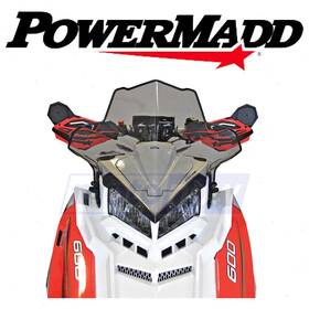 4yvk Powermadd Mn/4yvk Cobra Windshield For 2016-2020 Polaris 600 Pro-rmk 155 - Oo