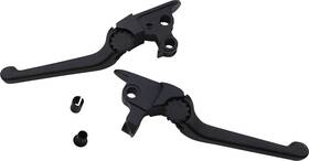 12-00666-22 Powerstands Racing Anthem Adjustable Lever Set For Harley Models Black