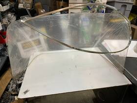 17819 Rupp Oem Snowmobile Windshield #17819 Fits 72-75 American 72 Rally 400