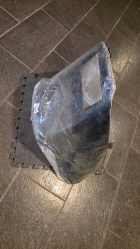 10-1099 Ski-doo Cobra 13130 / Wps Mx Windshield 15.5 Inch Mid Smoke Black