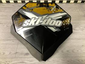 Ski-doo 517304724 Ski-doo Oem Smoke Black/yellow Windshield With X Graphic Xp Tnt Renegade 2008